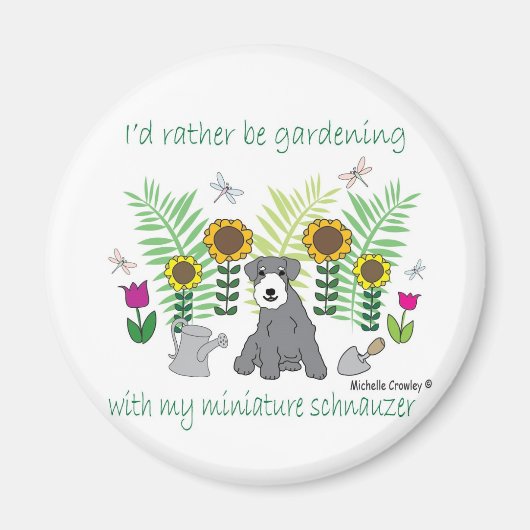 MiniSchnauzer Magneet (Voorkant)