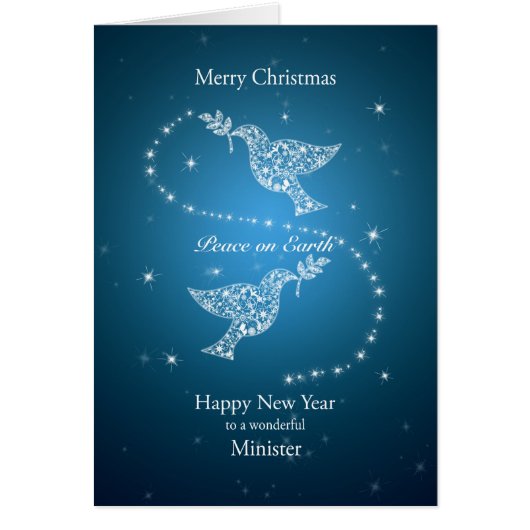 Minister, Doves of Peace Kerstmis (Voorkant)