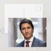 Minister-president Justin Trudeau 2017 Briefkaart (Voorkant / Achterkant)