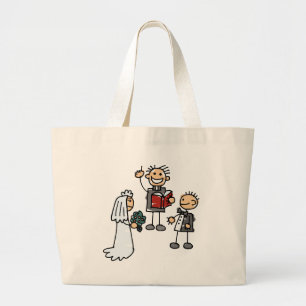 Minister Priest Reverend voert huwelijksceremonie  Grote Tote Bag