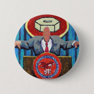 Minister van Defensie van Zomblandia! Ronde Button 5,7 Cm