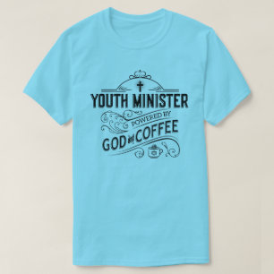 Minister van Jeugdzaken, gesponsord door God en Ko T-shirt