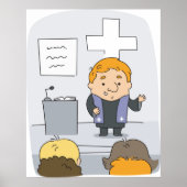 Minister van Kerken Preaching Poster (Voorkant)