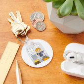 Minister van Kerken Preaching Sleutelhanger