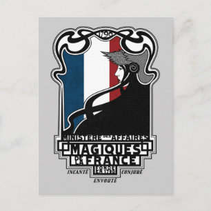 Ministère des Affaires Magiques de la France Logo Briefkaart