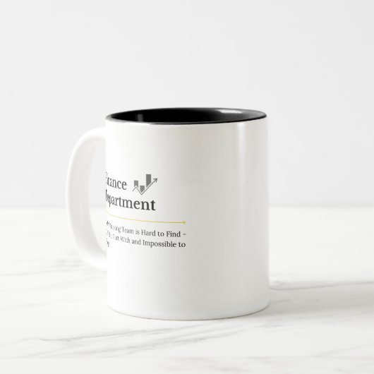 Ministère des Finances Café Mug (Devant gauche)