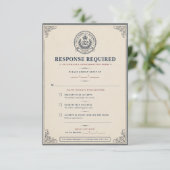 Ministère du Mariage Réponse de Mariage Drôle (Debout devant)