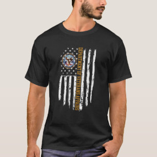 Ministerie van Veteranenzaken Amerikaanse vlag T-shirt