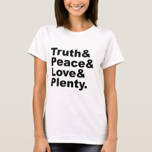Ministeries van Waarheid & Vrede & Liefde & Overvl T-shirt