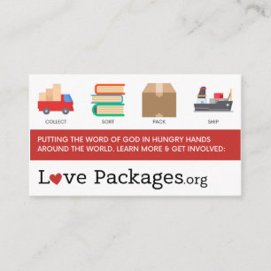 Ministry Cards (Pack of 100) Visitekaartje