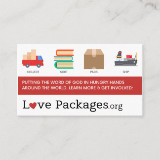 Ministry Cards (Pack of 100) Visitekaartje