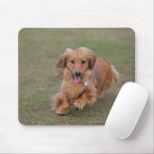Miniture Dachshund Running Muismat (Met muis)