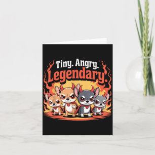Minituur Boze Legendarische Chihuahua Halloween Du Kaart