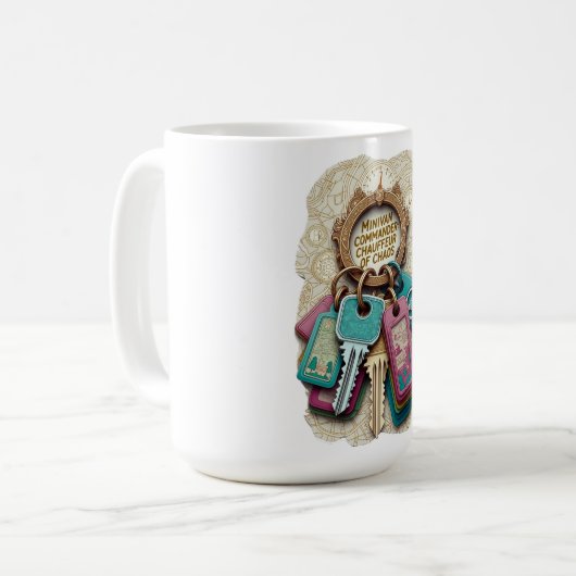 Minivan Commander T Shirt, Chauffeur of Chaos Mug (Devant gauche)