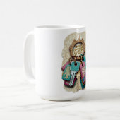 Minivan Commander T Shirt, Chauffeur of Chaos Mug Koffiemok (Voorkant links)