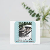 Minivans zijn 4 Losers. Briefkaart (Staand voorkant)