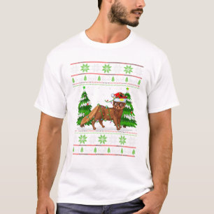 Mink Christmas Lights Xmas Ugly Sweater T-shirt