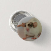 Mink dumbo Rat Ronde Button 3,2 Cm (Voorkant /achterkant)