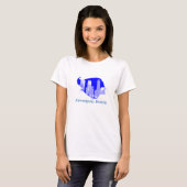 Minneapolis Beauty in Blue en White T-shirt (Voorkant volledig)