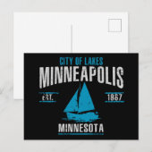 Minneapolis Briefkaart (Voorkant / Achterkant)