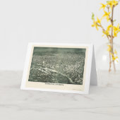 Minneapolis, carte panoramique de manganèse - 1879 (Fleur jaune)