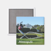 Minneapolis Cherry et Spoonbridge Photo Magnet (Recto/Verso)