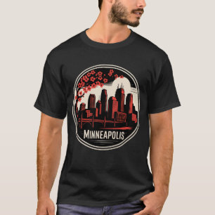 Minneapolis City Minnesota Verenigde Staten T-shirt
