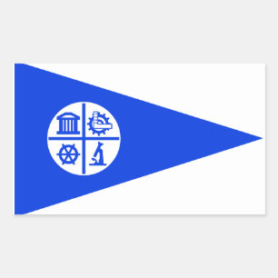 Minneapolis Flag Rechthoekige Sticker