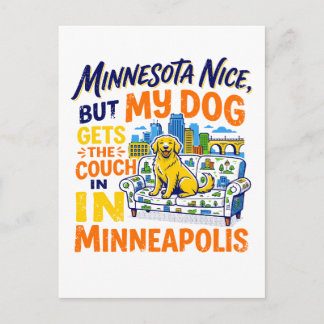 Minneapolis Leuk Maar Mijn Hond Krijgt De Bank Briefkaart