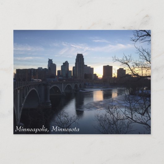 Minneapolis, Minnesota briefkaart (Voorkant)