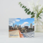 Minneapolis Minnesota Briefkaart (Staand voorkant)