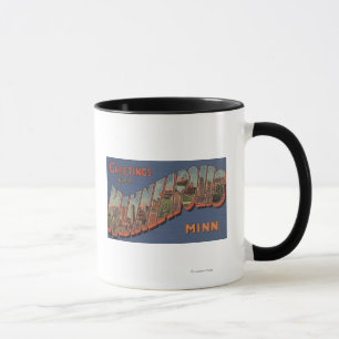 Minneapolis, Minnesota - Grote lettertjes Mok