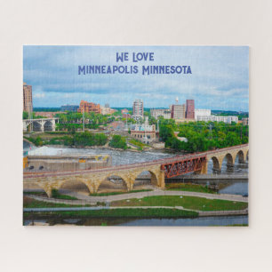 Minneapolis Minnesota. Jigsaw Puzzle
