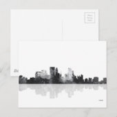MINNEAPOLIS, MINNESOTA SKYLINE BRIEFKAART (Voorkant / Achterkant)