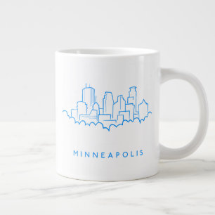Minneapolis, Minnesota Skyline Extra Grote Beker