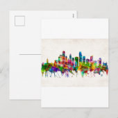 Minneapolis Minnesota Skyline Feestdagenkaart (Voorkant / Achterkant)