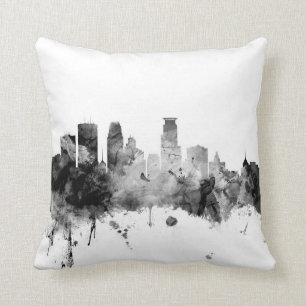 Minneapolis Minnesota Skyline Kussen