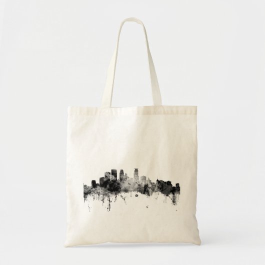 Minneapolis Minnesota Skyline Tote Bag (Voorkant)