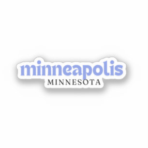 Minneapolis Minnesota Sticker