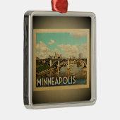 Minneapolis Minnesota Vintage voyage ornement (Droite)