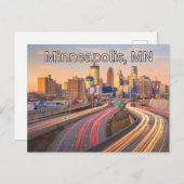 Minneapolis, MN Carte postale Souvenir (Devant / Derrière)