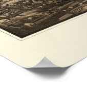 Minneapolis, MN Panorama Map - 1885 Poster (Hoek)