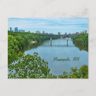 Minneapolis, MN Skyline carte postale