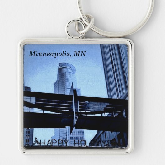 Minneapolis, MN Sleutelhanger (Voorkant)