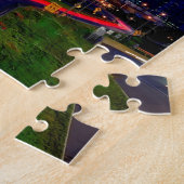 Minneapolis Night Skyline Legpuzzel (Zijkant)