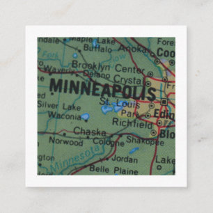 minneapolis Nous avons déménagé Nouvelle carte d'a