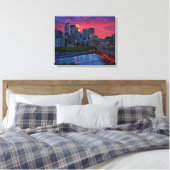 Minneapolis OogSnoep Canvas Afdruk (Insitu (Slaapkamer))