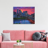 Minneapolis OogSnoep Canvas Afdruk (Insitu (Woonkamer))