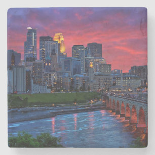 Minneapolis OogSnoep Stenen Onderzetter