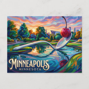 Minneapolis Sculpture Garden Minnesota Briefkaart